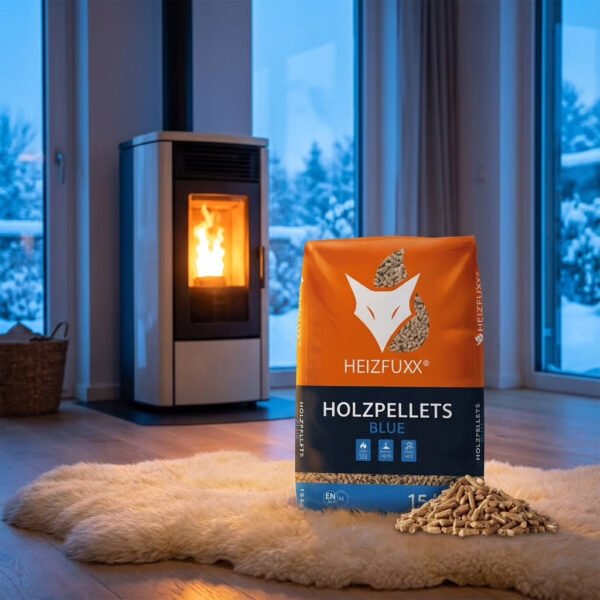 1 Palette – Holzpellets Blue ENplus A1/ 15kg x 65 Sack 975kg