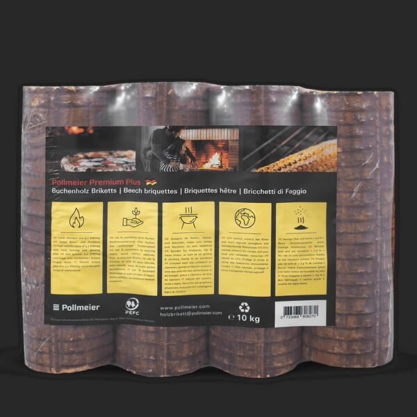 Premium Plus Buchenholz Briketts 96 x 10 kg