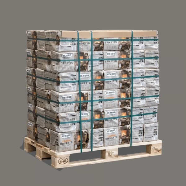 Braunkohlebriketts 90 x 10 kg