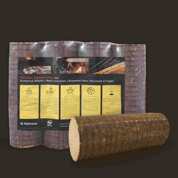 Premium Plus Buchenholz Briketts 96 x 10 kg