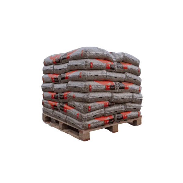 Pellets Crépito – Halbe Palette mit 36 Säcken à 15 kg (540 kg)